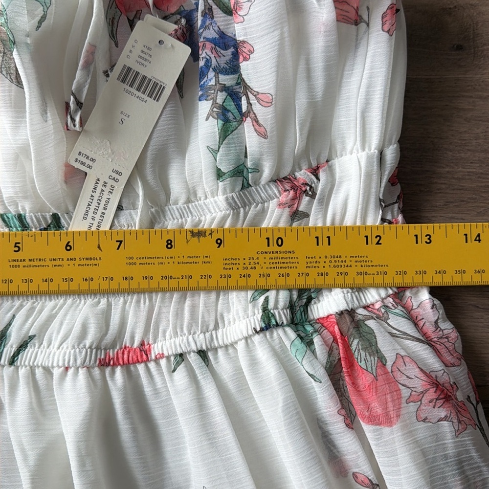 NWT Anthropologie Somerset Strapless Chiffon Maxi Dress in Sz Small - Picture 15 of 16